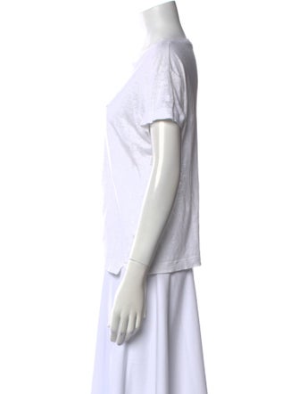 Zadig & Voltaire Linen Graphic Print T-Shirt