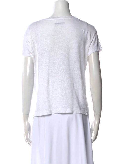 Zadig & Voltaire Linen Graphic Print T-Shirt