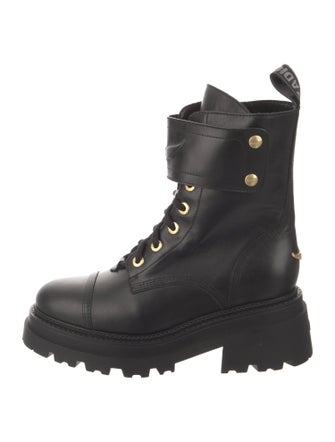 Zadig & Voltaire Leather Combat Boots