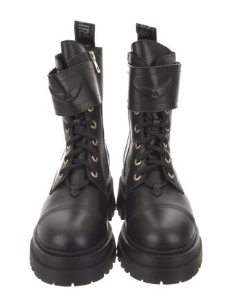 Zadig & Voltaire Leather Combat Boots