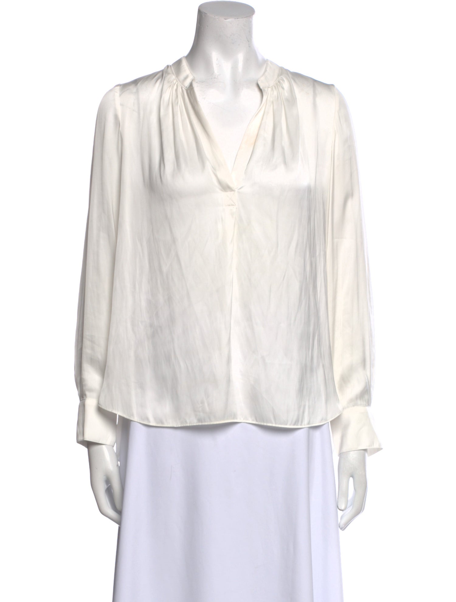 Zadig & Voltaire V-Neck Long Sleeve Blouse