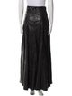 Zadig & Voltaire Lamb Leather Long Skirt