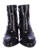 Zadig & Voltaire Leather Studded Accents Moto Boots