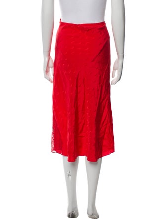 Zadig & Voltaire Silk Midi Length Skirt