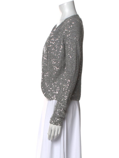 Zadig & Voltaire Printed Square Neckline Crop Top