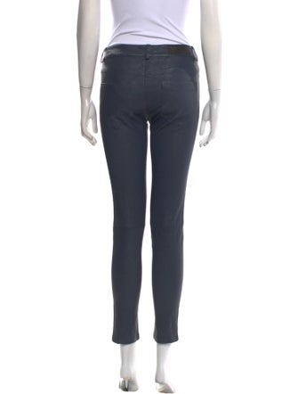 Zadig & Voltaire Lamb Leather Skinny Leg Pants