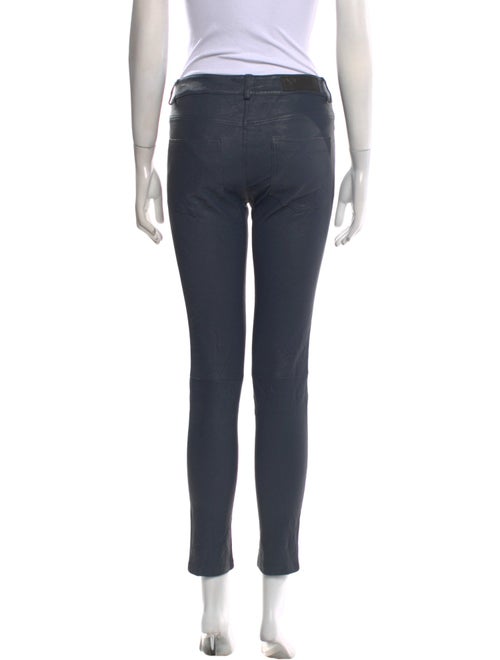 Zadig & Voltaire Lamb Leather Skinny Leg Pants
