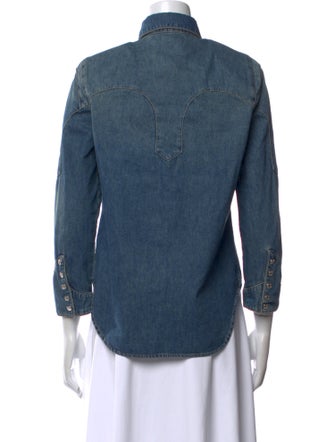 Zadig & Voltaire Three-Quarter Sleeve Button-Up Top