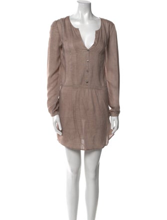 Zadig & Voltaire V-Neck Mini Dress