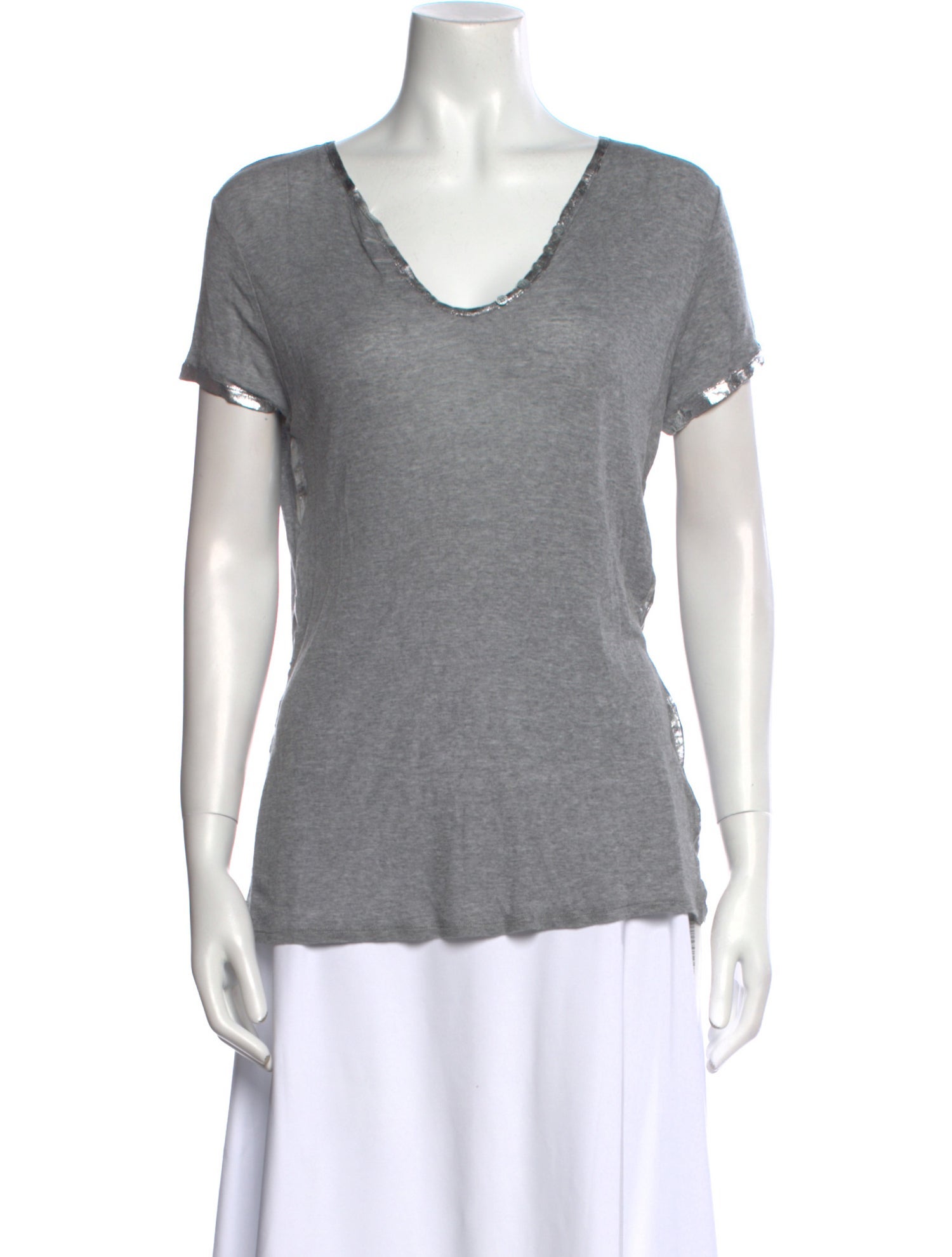 Zadig & Voltaire V-Neck Short Sleeve T-Shirt