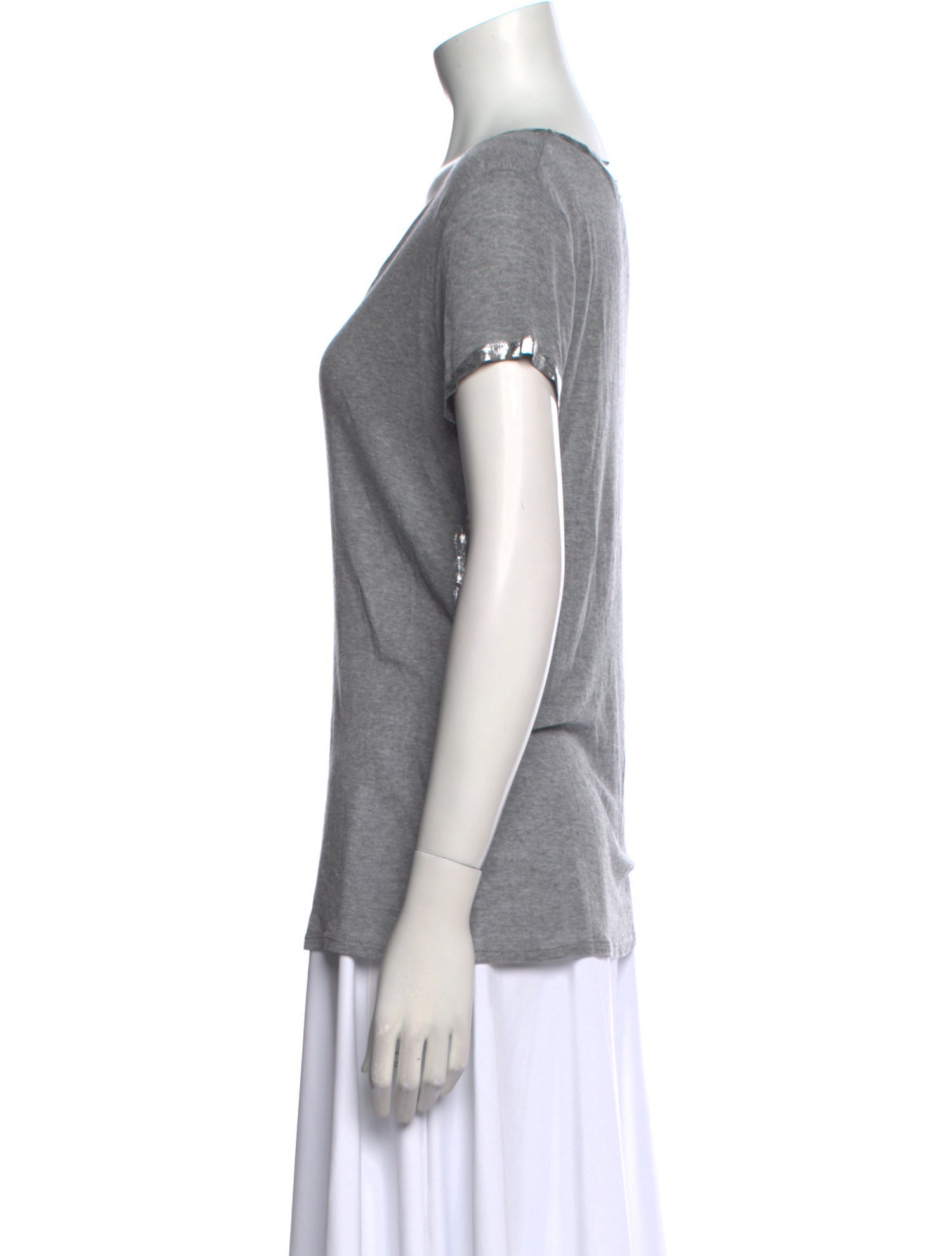 Zadig & Voltaire V-Neck Short Sleeve T-Shirt