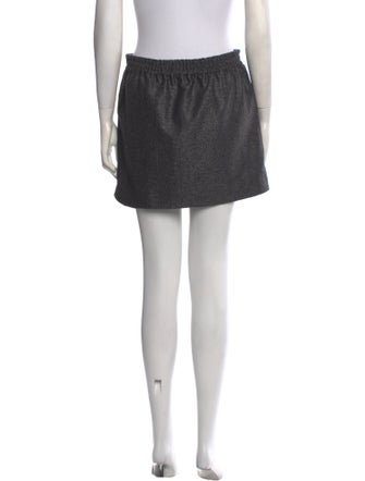 Zadig & Voltaire Ruffle Embellishment Mini Skirt
