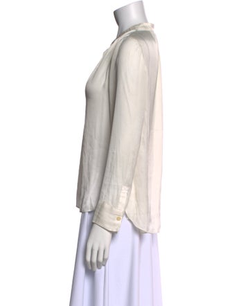 Zadig & Voltaire V-Neck Long Sleeve Blouse