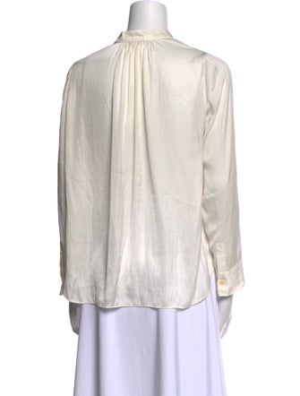 Zadig & Voltaire V-Neck Long Sleeve Blouse