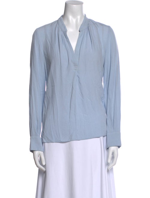 Zadig & Voltaire V-Neck Long Sleeve Blouse