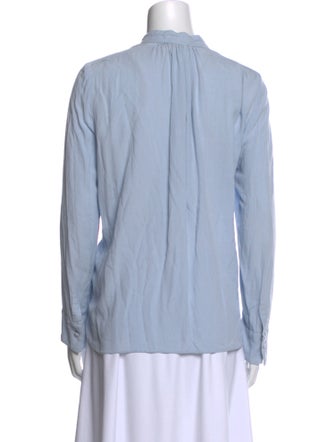 Zadig & Voltaire V-Neck Long Sleeve Blouse