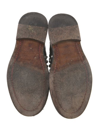 Zadig & Voltaire Leather Studded Accents Combat Boots