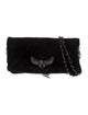 Zadig & Voltaire Suede Evening Bag