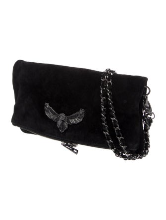 Zadig & Voltaire Suede Evening Bag