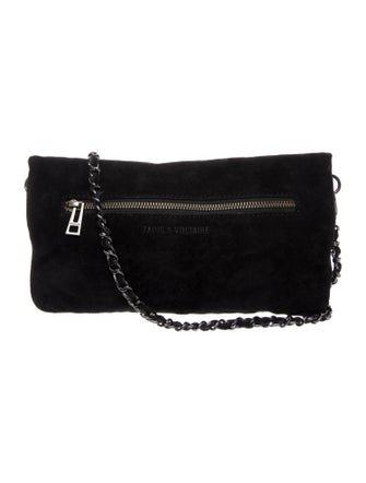 Zadig & Voltaire Suede Evening Bag