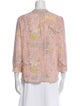 Zadig & Voltaire Floral Print V-Neck Blouse