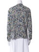 Zadig & Voltaire Floral Print V-Neck Blouse