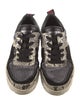 Zadig & Voltaire Suede Animal Print Sneakers