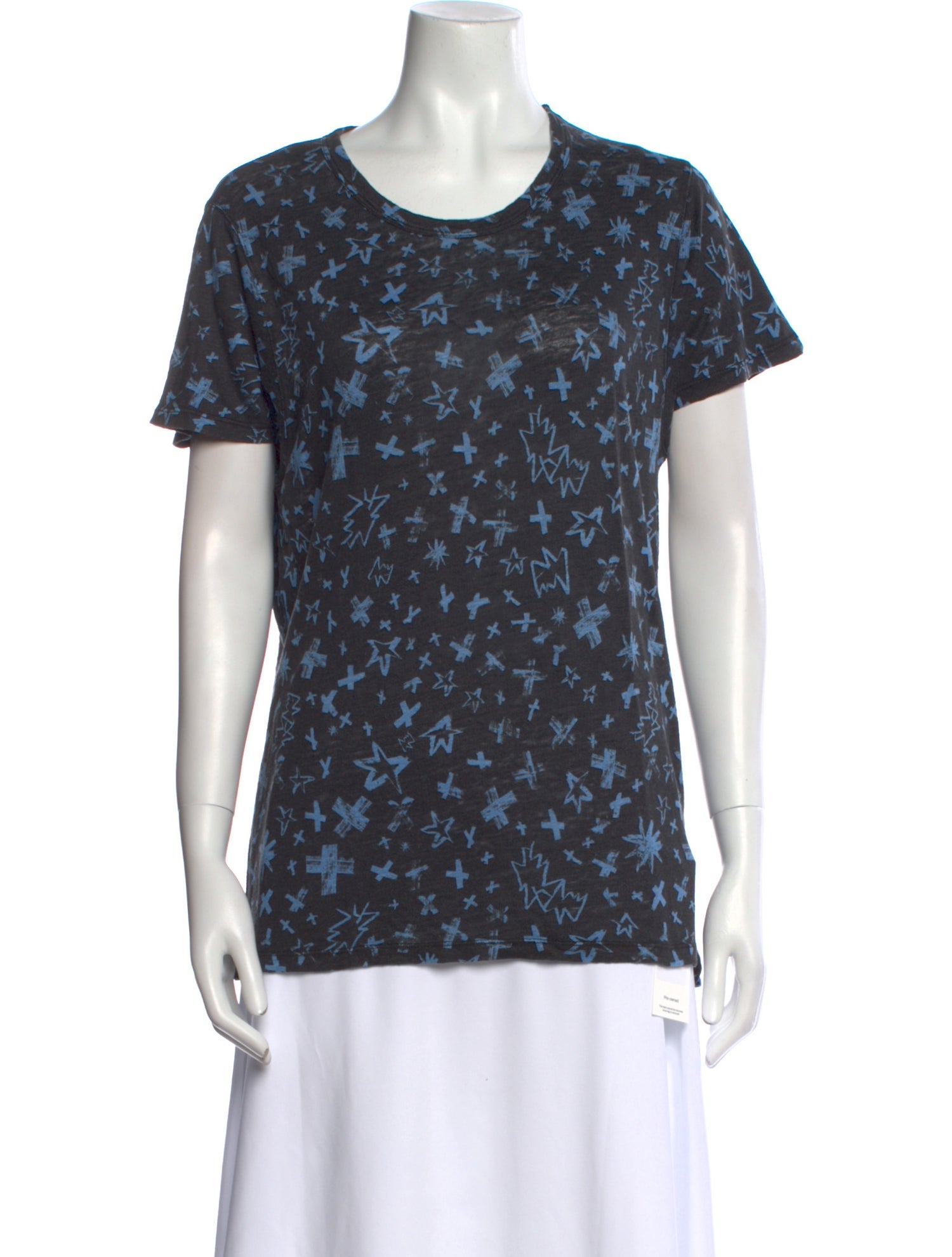 Zadig & Voltaire Linen Printed T-Shirt