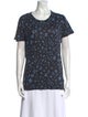 Zadig & Voltaire Linen Printed T-Shirt