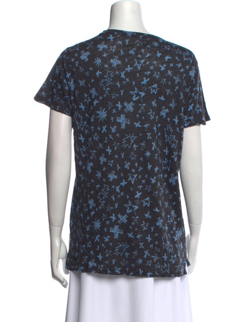 Zadig & Voltaire Linen Printed T-Shirt