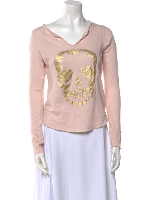 Zadig & Voltaire V-Neck Long Sleeve Top