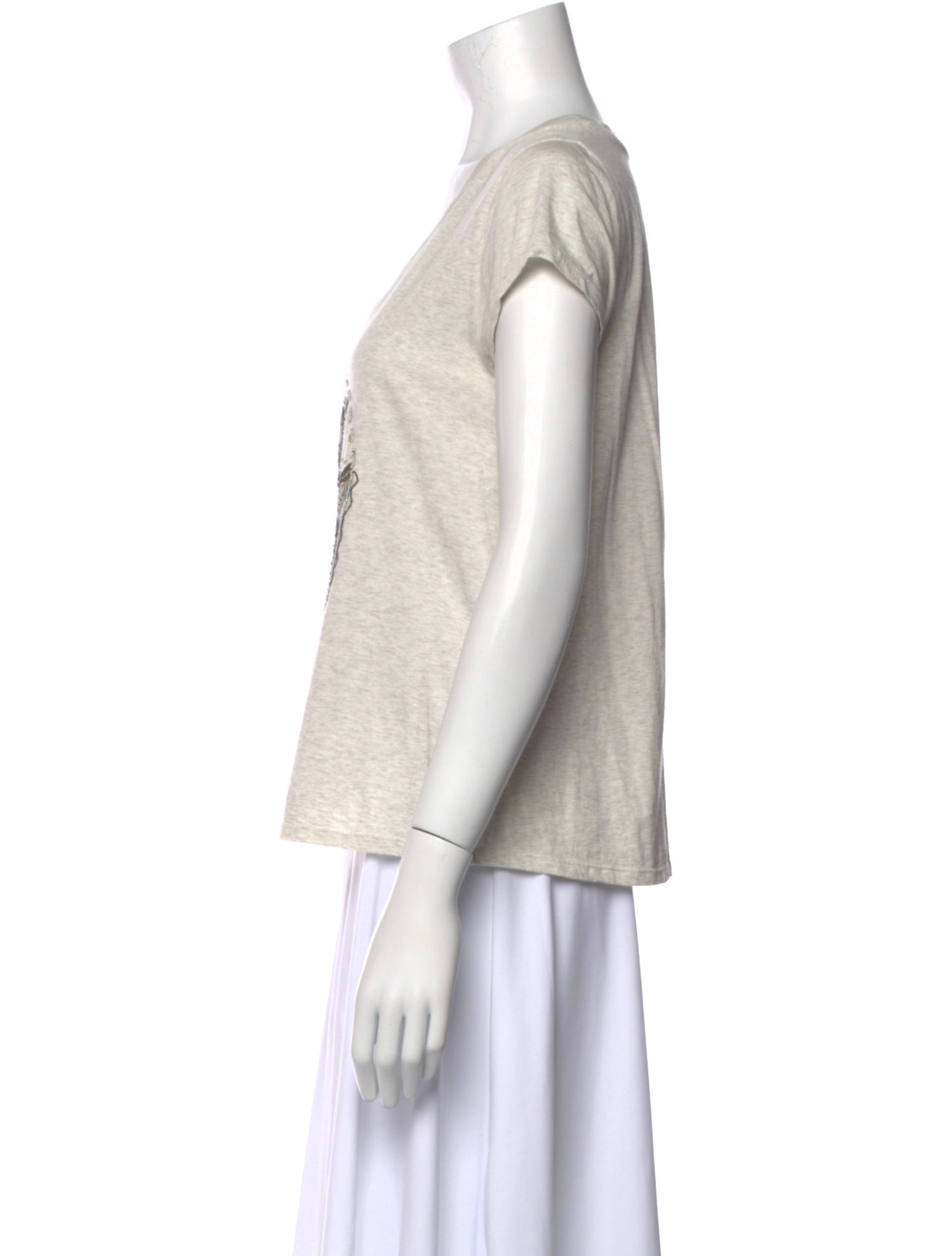 Zadig & Voltaire Graphic Print Scoop Neck T-Shirt