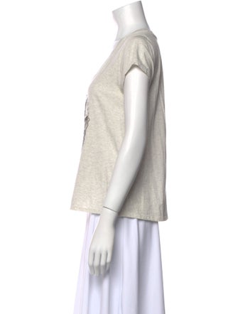 Zadig & Voltaire Graphic Print Scoop Neck T-Shirt