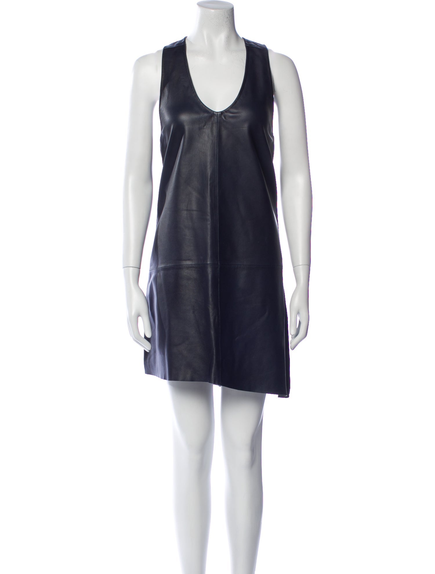 Zadig & Voltaire Lamb Leather Mini Dress