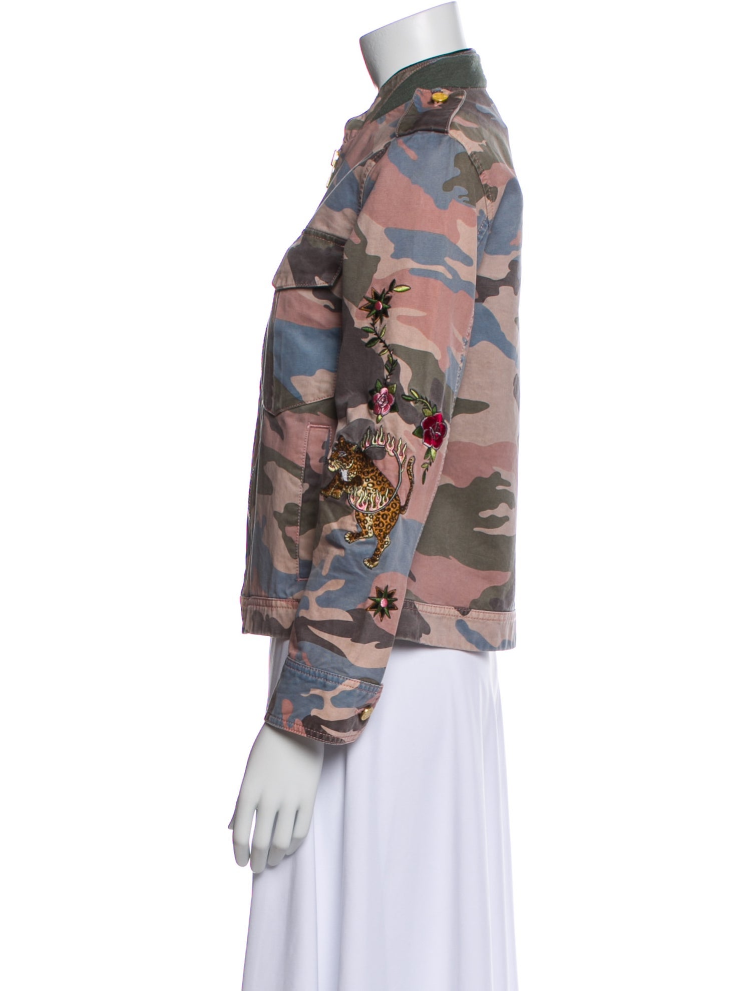 Zadig & Voltaire Floral Print Utility Jacket
