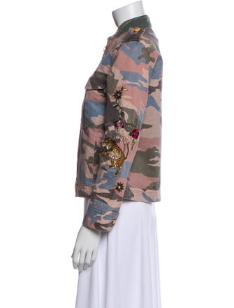 Zadig & Voltaire Floral Print Utility Jacket