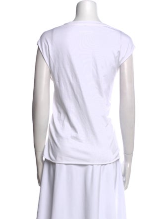 Zadig & Voltaire Graphic Print Bateau Neckline T-Shirt