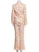 Zadig & Voltaire Linen Floral Print Pantsuit