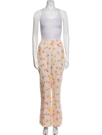 Zadig & Voltaire Linen Floral Print Pantsuit