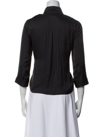 Zadig & Voltaire Three-Quarter Sleeve Button-Up Top