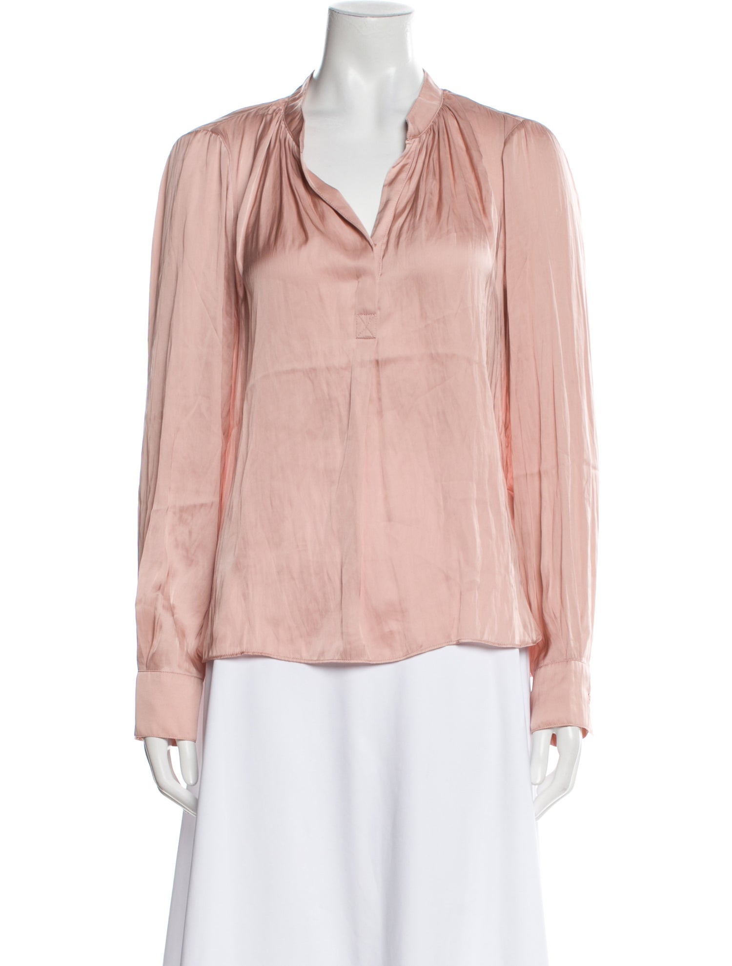 Zadig & Voltaire V-Neck Long Sleeve Blouse