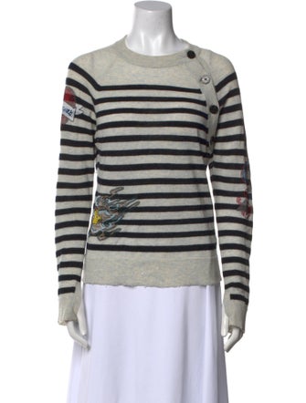 Zadig & Voltaire Cashmere Striped Sweater