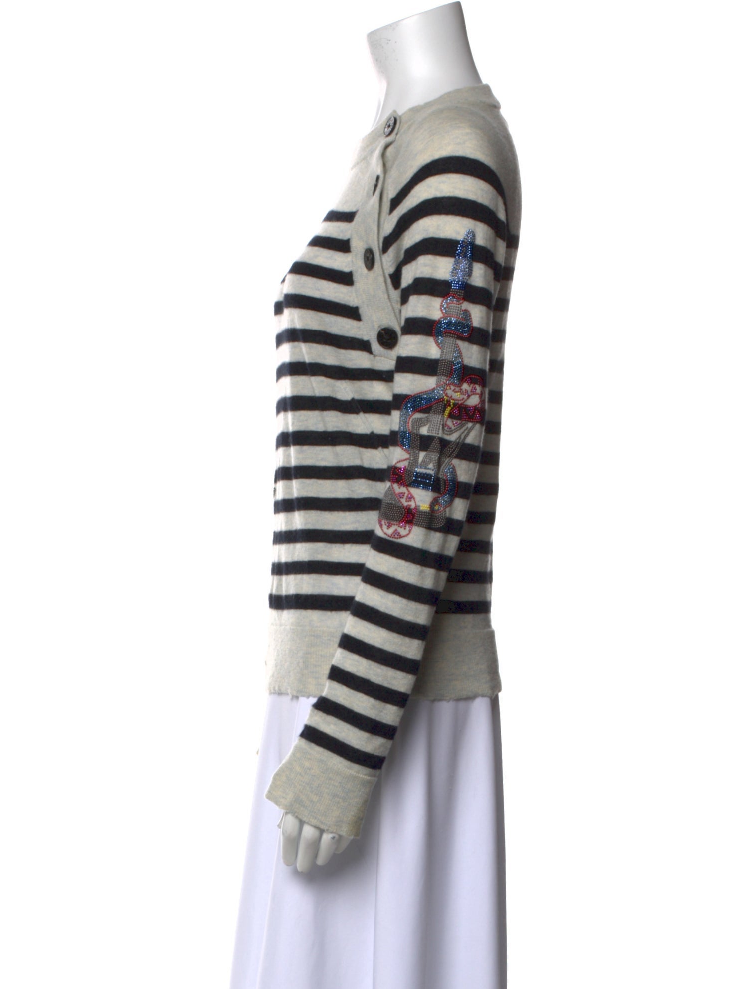 Zadig & Voltaire Cashmere Striped Sweater