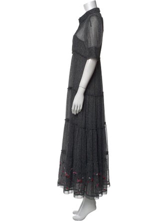 Zadig & Voltaire Printed Long Dress