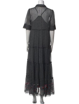 Zadig & Voltaire Printed Long Dress