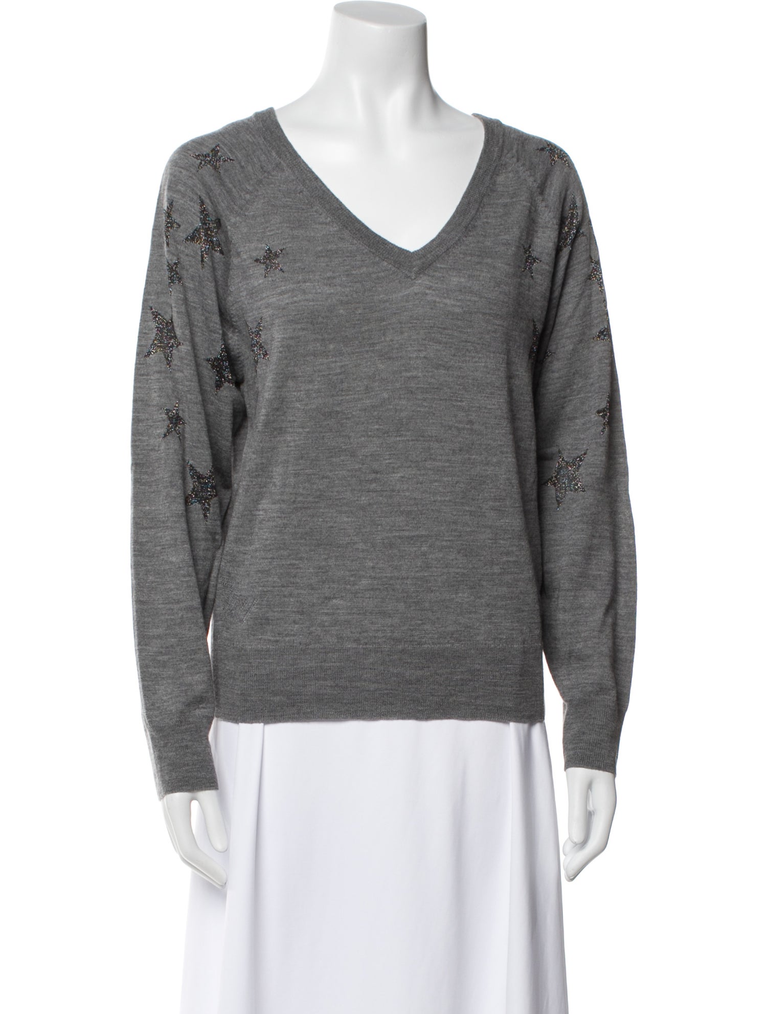 Zadig & Voltaire Merino Wool V-Neck Sweater