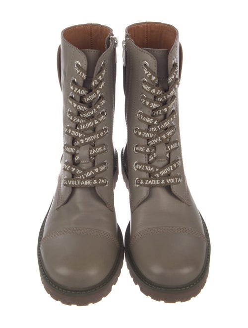 Zadig & Voltaire Leather Combat Boots