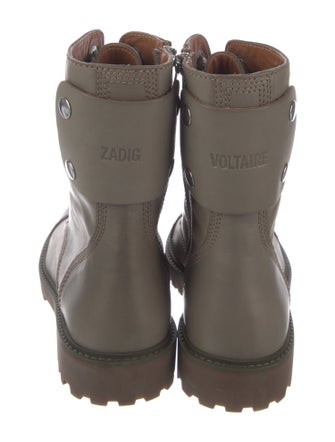 Zadig & Voltaire Leather Combat Boots
