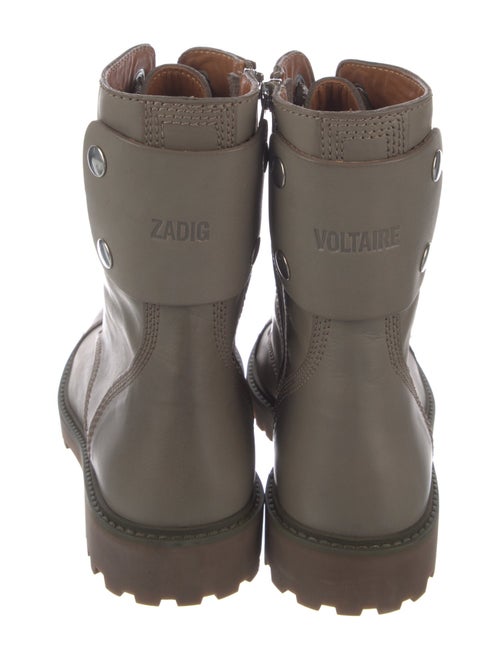 Zadig & Voltaire Leather Combat Boots