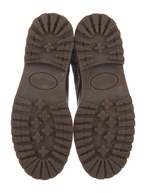 Zadig & Voltaire Leather Combat Boots